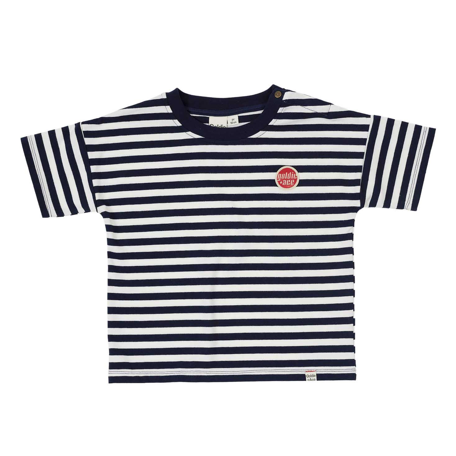 Goldie + Ace Essential Stripe Logo T-Shirt 3-5Y